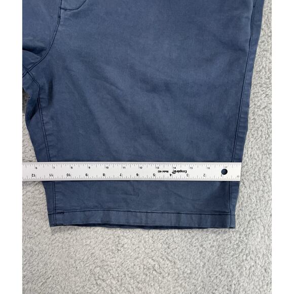 Flint And Tinder Chino Shorts Mens 34 Navy Huckberry Stretch Casual - Picture 6 of 11
